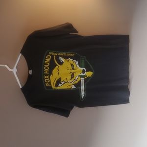 Metal Gear Solid 4 Guns of the Patriots FoxHound Unit shirt Medium Black